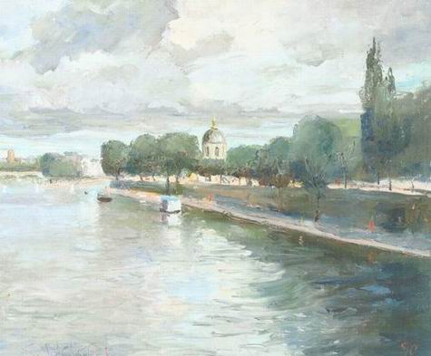 Paris Scene oil painting